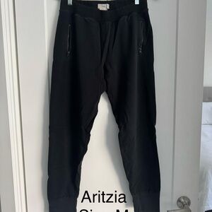 Aritzia Classic Black Joggers